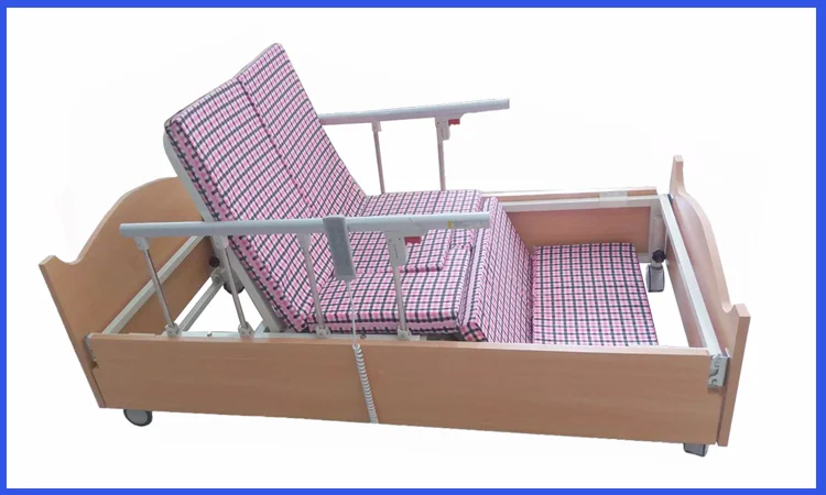 Hospital Adjustable Auto Turning Bed Home Care Rotating Electric Patient Bed