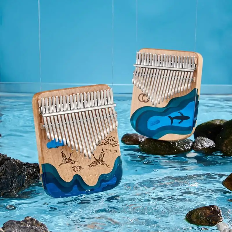 cega high-end resin craft plate kalimba thumb piano 17keys in stock