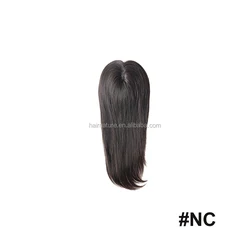 Натуральные волосы для женщин, 14 дюймов, высокое качество, с зажимами