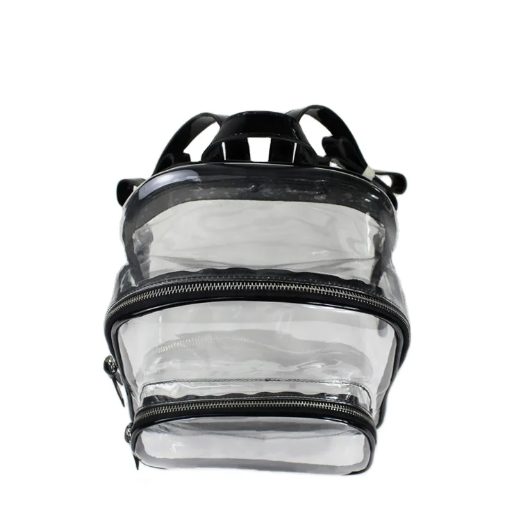kids clear backpack transparent pvc backpack small clear plastic backpack stadium approved