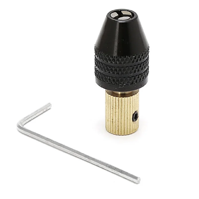 5pcs Mini Electronic Drill Bit Collet Fixture Clamp 0.3-3.4mm Micro Chuck fixing Device Universal  Drill Chuck Bit Tool Set