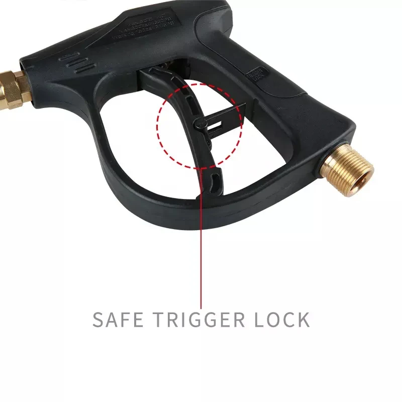 SPS High Pressure Car Wash Gun High Pressure Power Washer Spray Nozzle Water With 5 Nozzle Tips