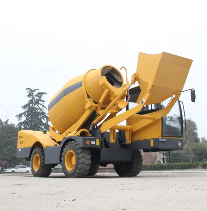 concrete mixer trailer for sale/self loading mobile concrete mixer