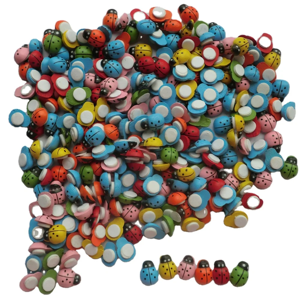 New Design Mini Funny Shape Wooden Fridge Magnet For Refrigerator Sticker