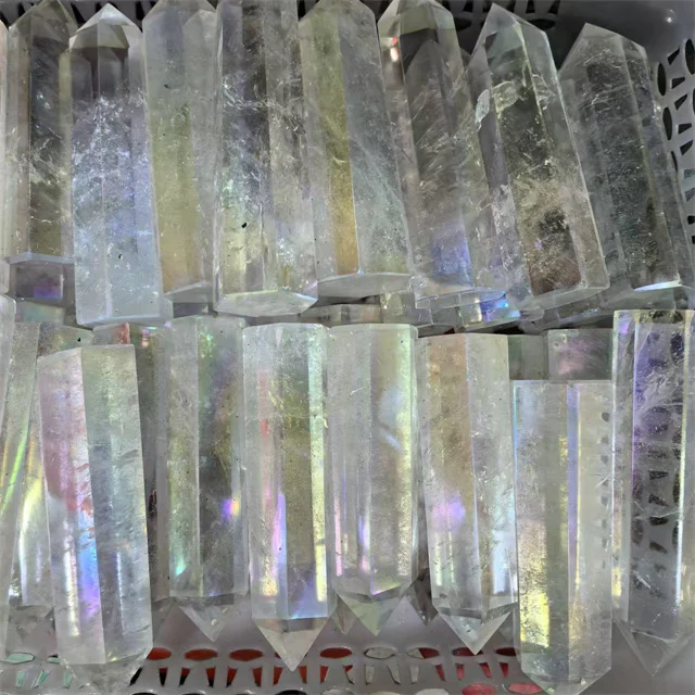 Premium point tower wholesale bulk spiritual products natur angel aura clear quartz crystal healing wands for Decor