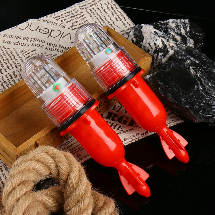 Floating Signal torpedo type fishing lamp fishing net lights, fish net light torpedo