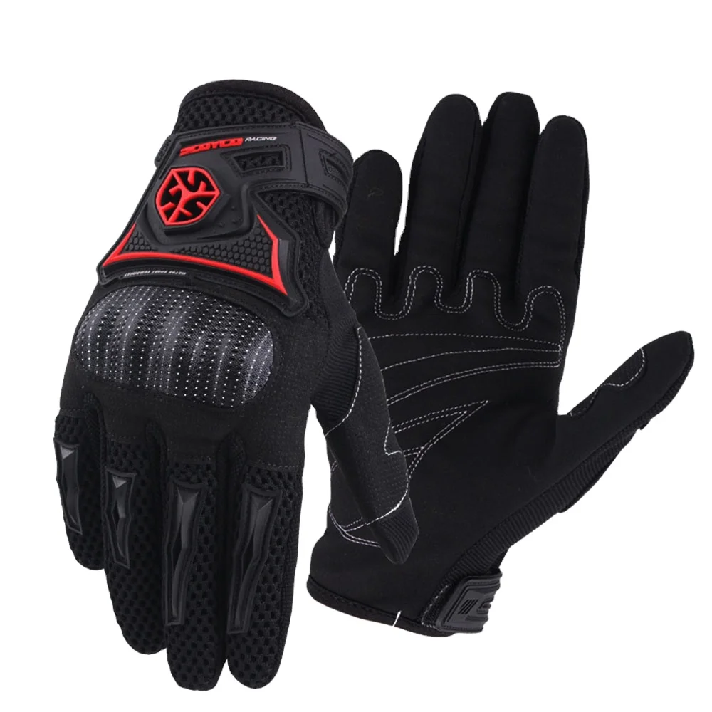 Fastrider Motorcycle Summer Breathable Mesh Moto Riding Guantes Touch Function Motorbike Motocross Off-Road Racing