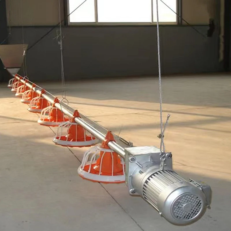 Broiler Chicken Farm Nipple Drinker Animal Drinking System Pan Feeder Main Feed Line for Poultry Husbandry