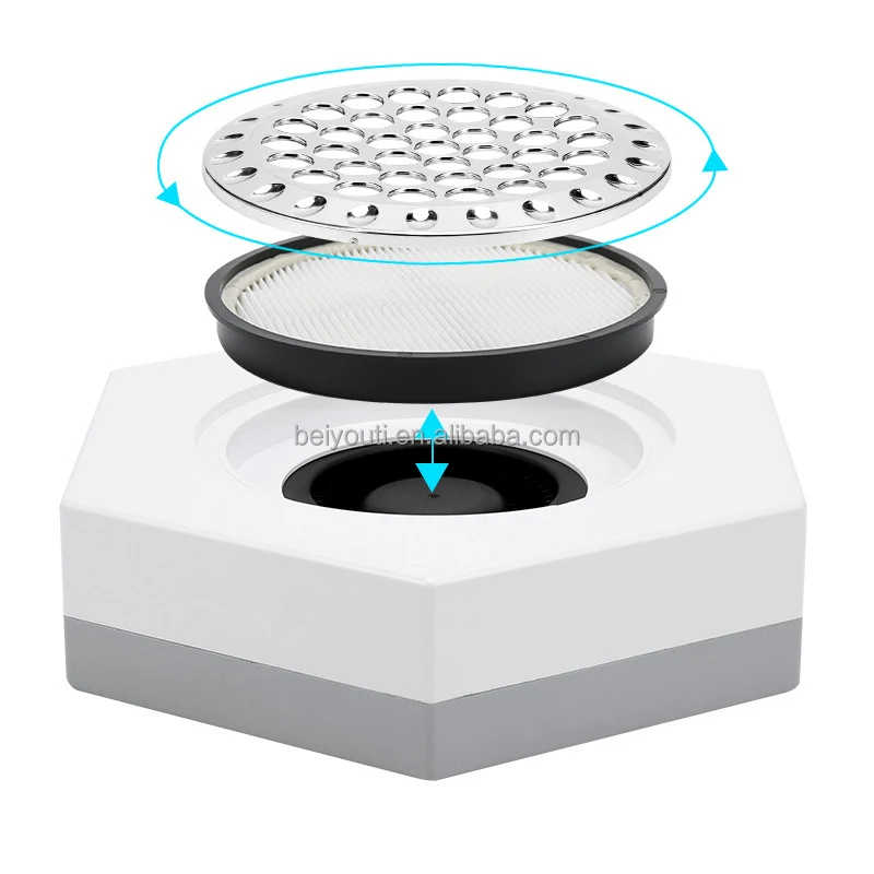 80W High Power Nail Art Vacuum Cleaner Adjustable Wind Manicure Dust Machine filter for nail drill dust collection