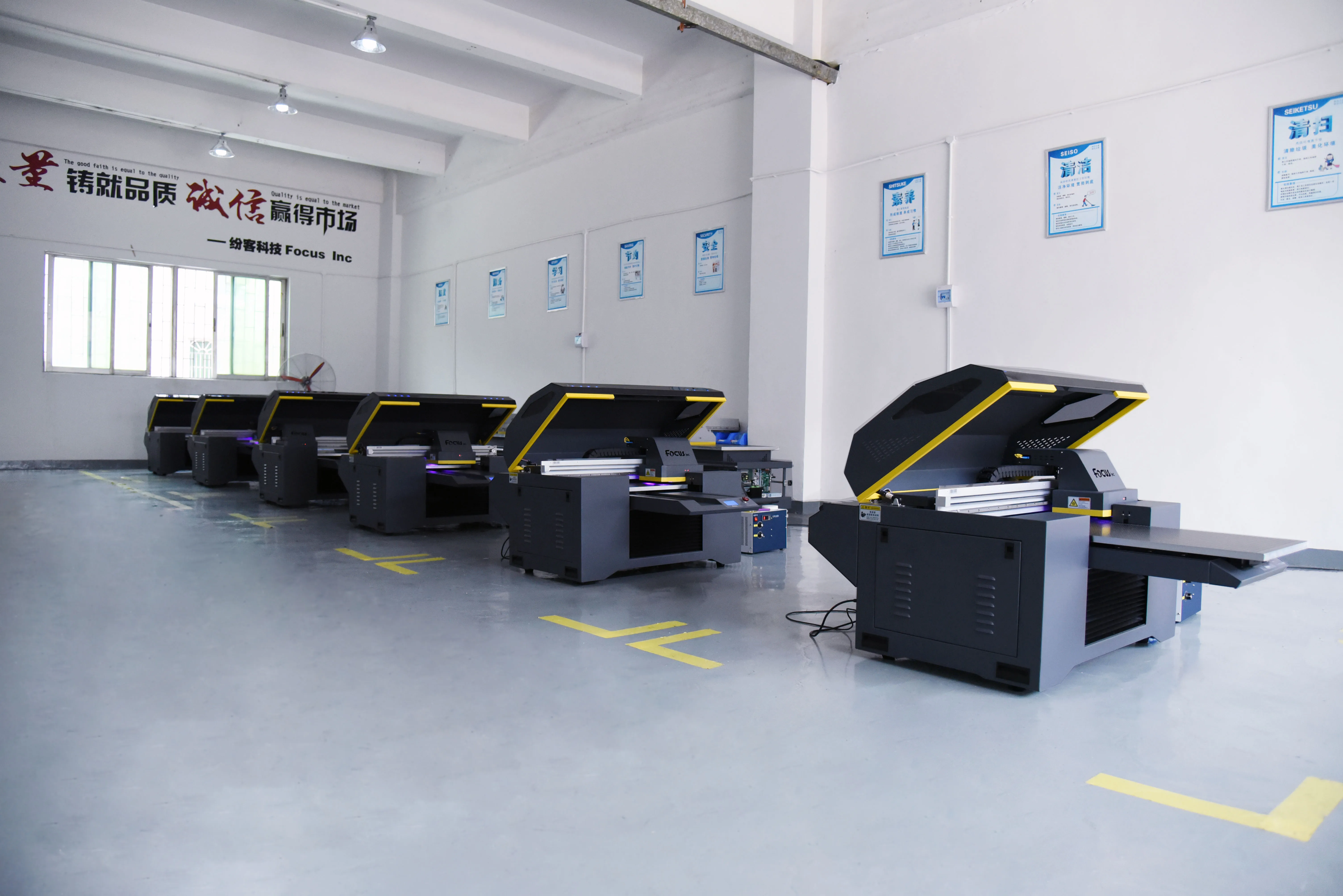 FOCUSINC uv varnish printer spot uv printer printing machine flat uv a2 printer pvc card