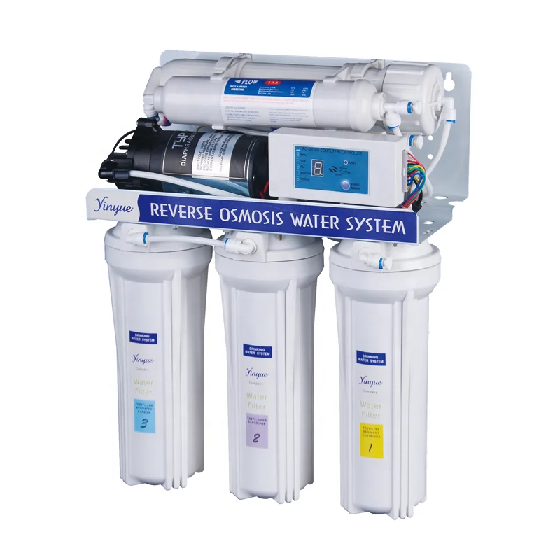 7 stage reverse osmosis water filter RO with UV lamp and TDS digital