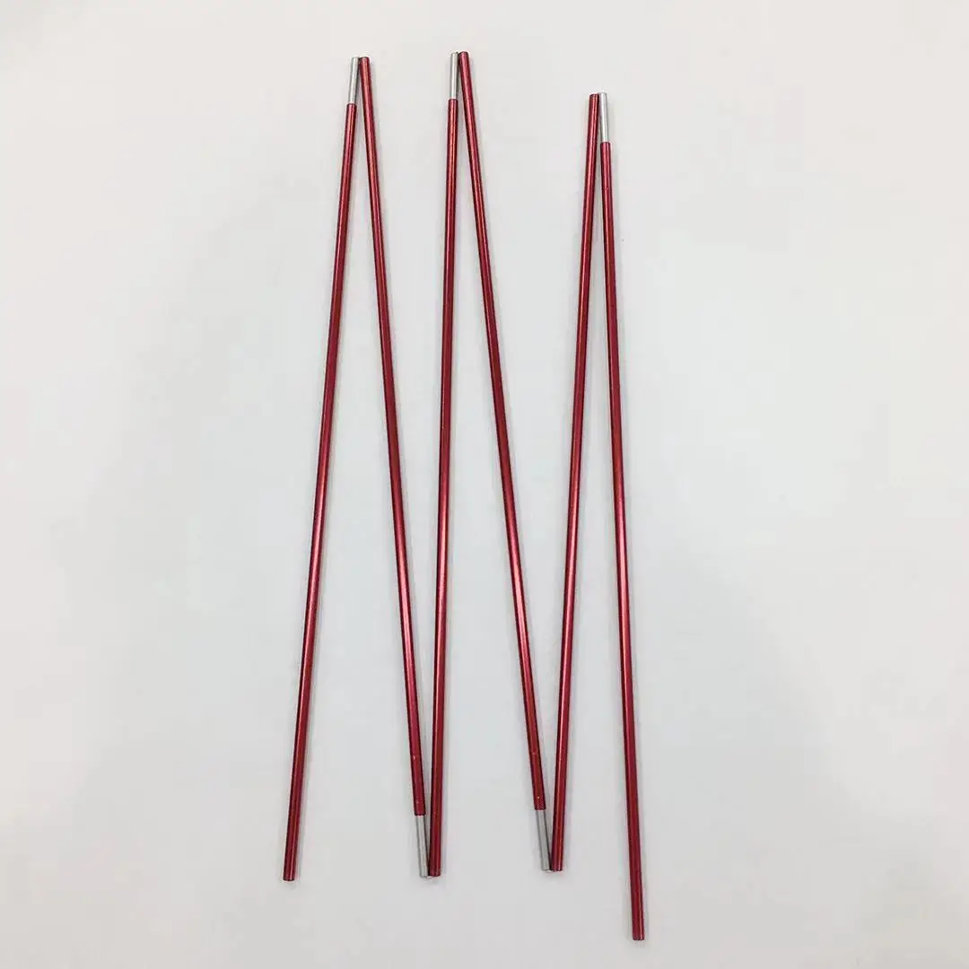 7001 7075 T6 aluminum tube color anodized folding tent poles