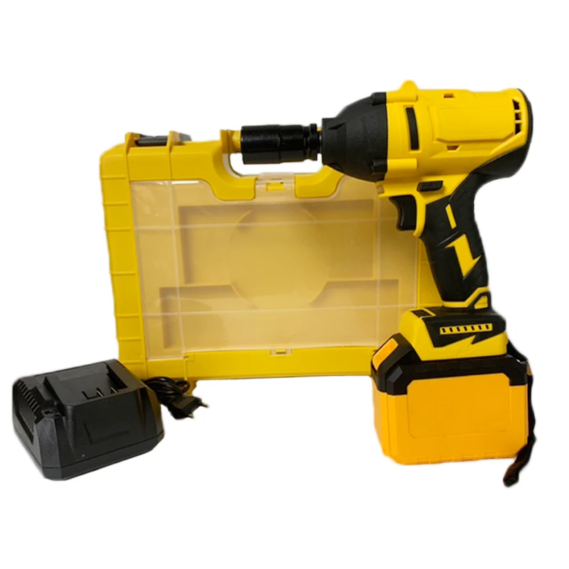 600/1000 NM Ultra High Torque electric cordless Impact Wrench heavy duty car repair tools 1/2 impact gun for sale