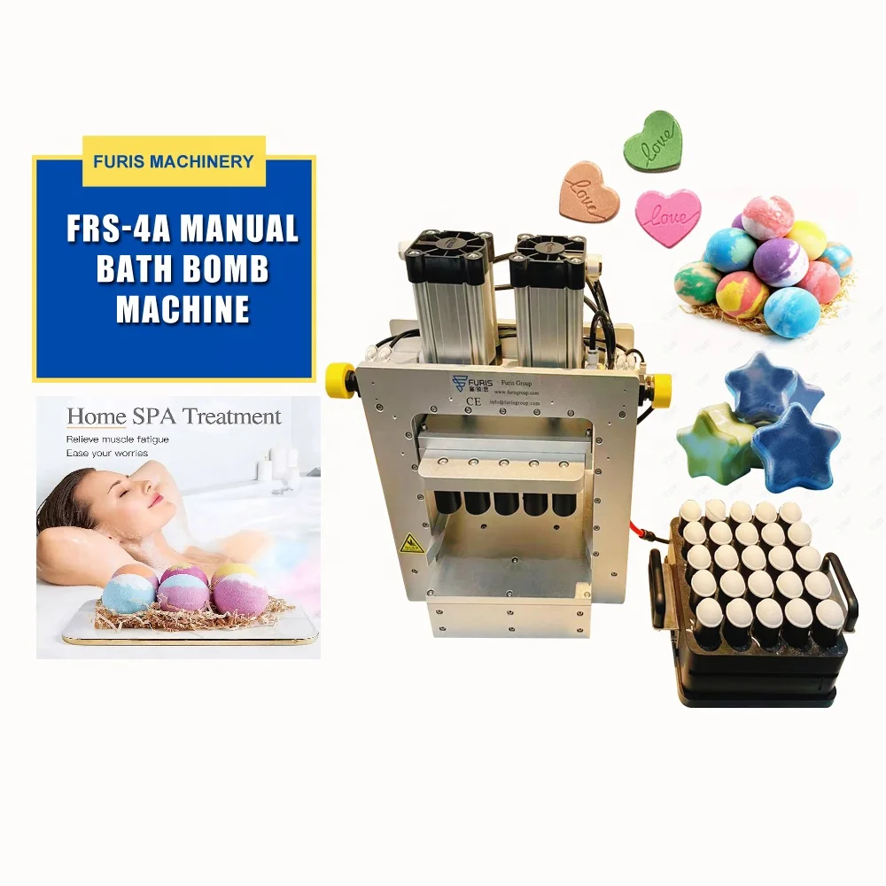 FURIS Manual Bathh Bomb soap Shrink wrap Machine System Heat Sealing Wand Whole Set For Bath Bomb Soaps low lcost