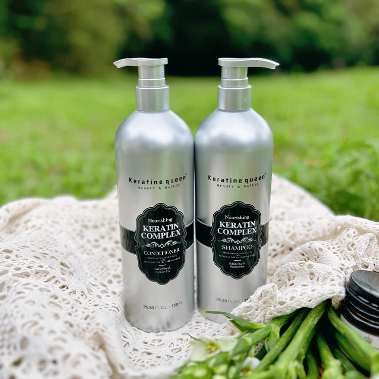 750ml Wholesale Sulfate Free Hotel Hair Care Kit Argan Oil Shampoo & Conditioner Set Nourishes Shiny for Curly Hair Frizz