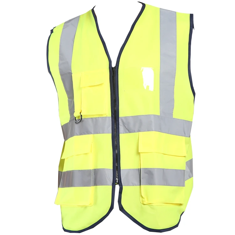 
Hi Vis High quality Custom Running Utility Striped Reflective Safety Clothing 