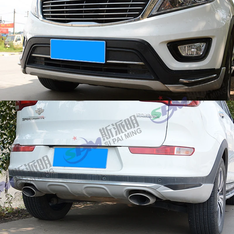 SPM  ABS front and rear bumper guard protector for kia Sportage 2015+