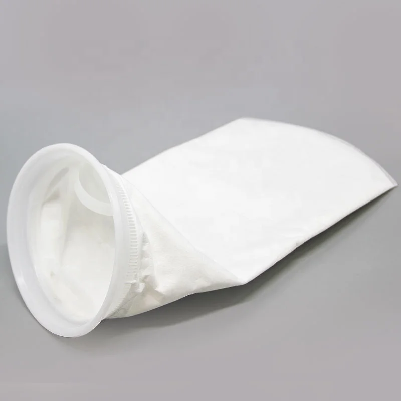 Good quality non woven Polypropylene polyester needle punched felt water liquid filter bag