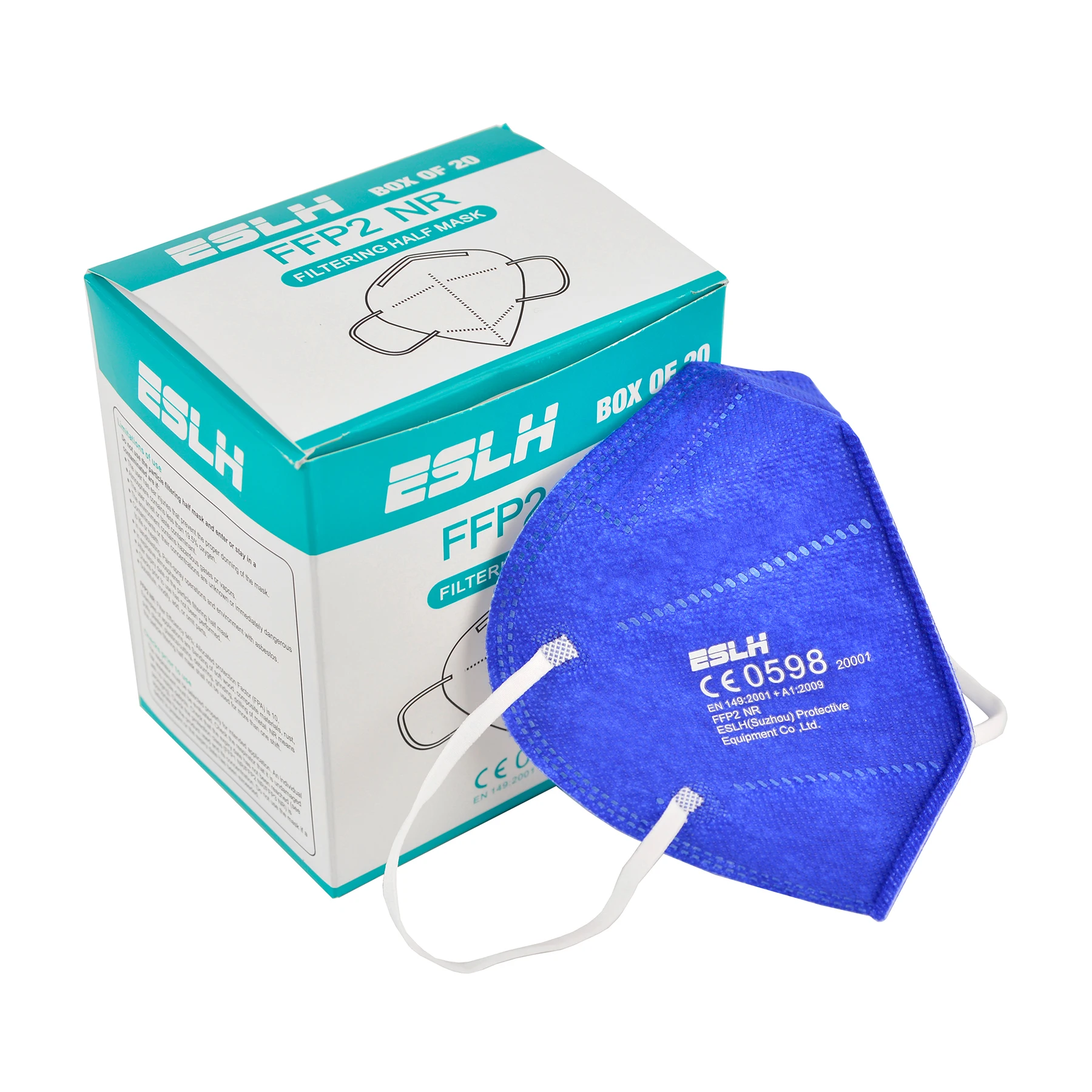 Factory directly provide protective 5ply folding EN149 FFP2 face mask