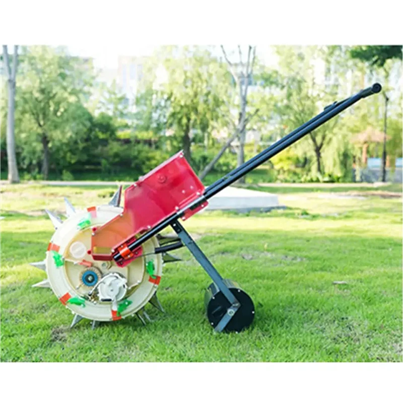 Agricultural Machinery  2-in-1 Double-nozzle Soybean Corn Planter Manual Hand Push Corn seeder