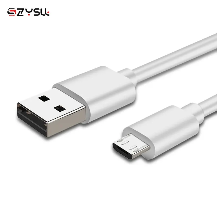 
Wholesale Cheap White USB Cable Fast Charging Micro Cable For Android 