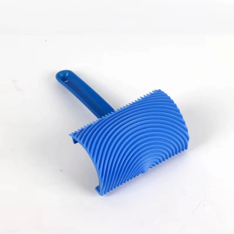 Wood grain puller hand painting cement paint wire-drawing paint tool straight grain puller