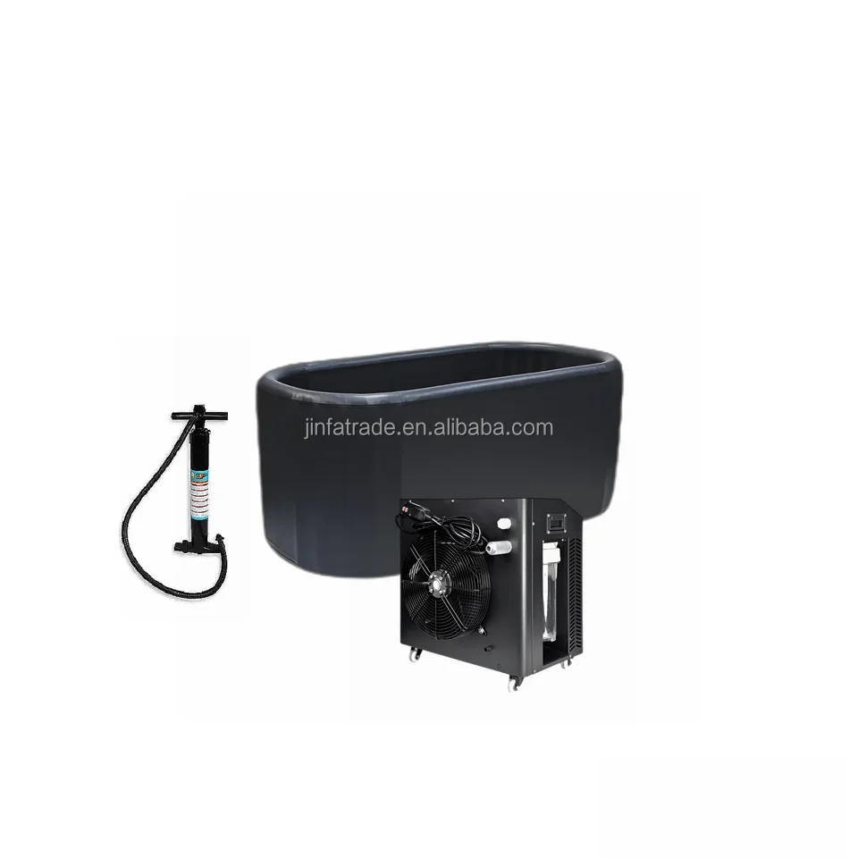 professional ice machine The Barrel Cold Plunge Tub Ice Bath Machine With Chiller System