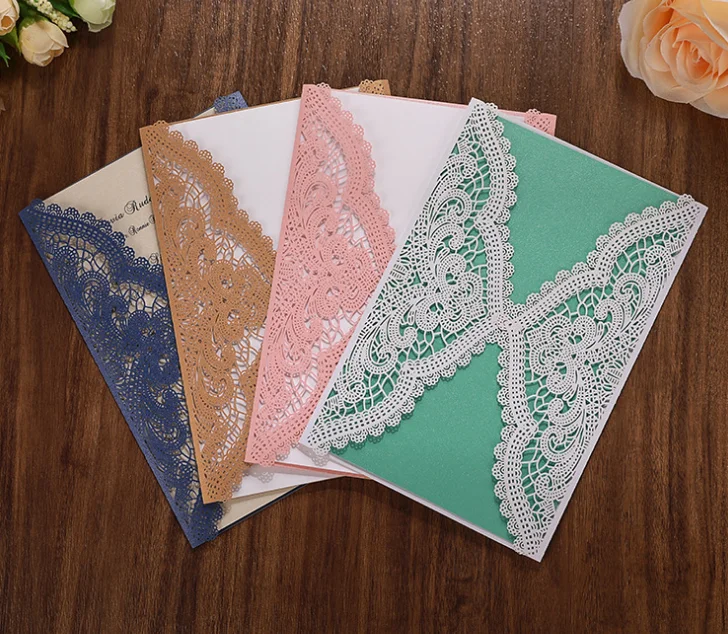 Wholesale Creativity 2023 new wedding Chinese style invitation personalized wedding invitation custom