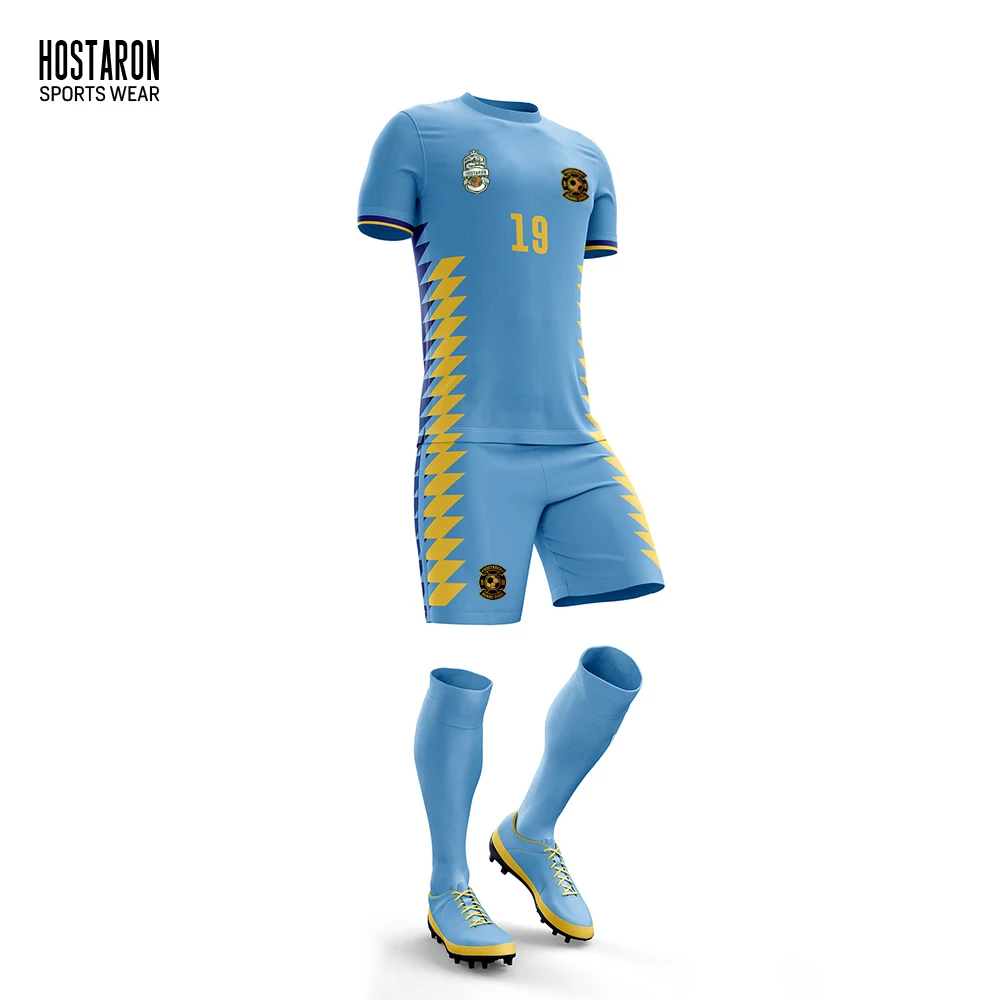HOSTARON Wholesale Custom Soccer Wear Uniforms Original Sublimation Retro Soccer Football Jerseys Custom Football Shirt For Men