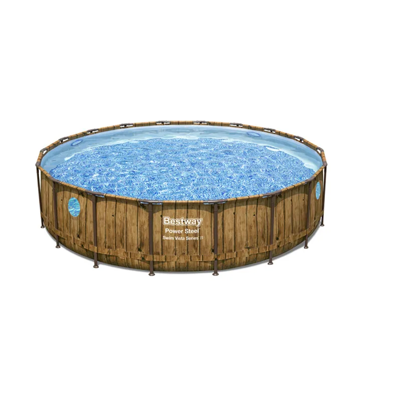 Bestway 56977 Factory Price 5.49m x 1.22m Round Frame Swimming Pool