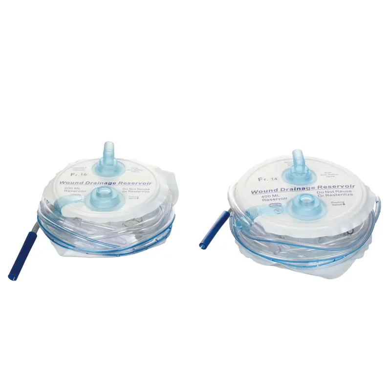Высококачественная система дренажа с закрытыми ранами, медицинская одноразовая система дренажа с закрытыми ранами, 400 мл