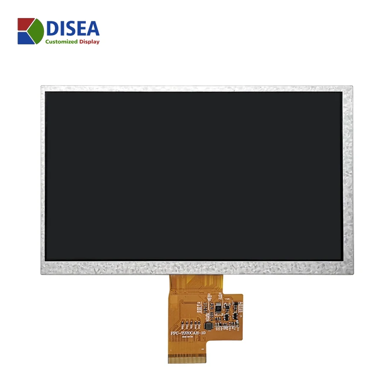 Custom high brightness 1000 nit tft panel 7.0 inch 1024*600 LVDS interface IPS LCD module