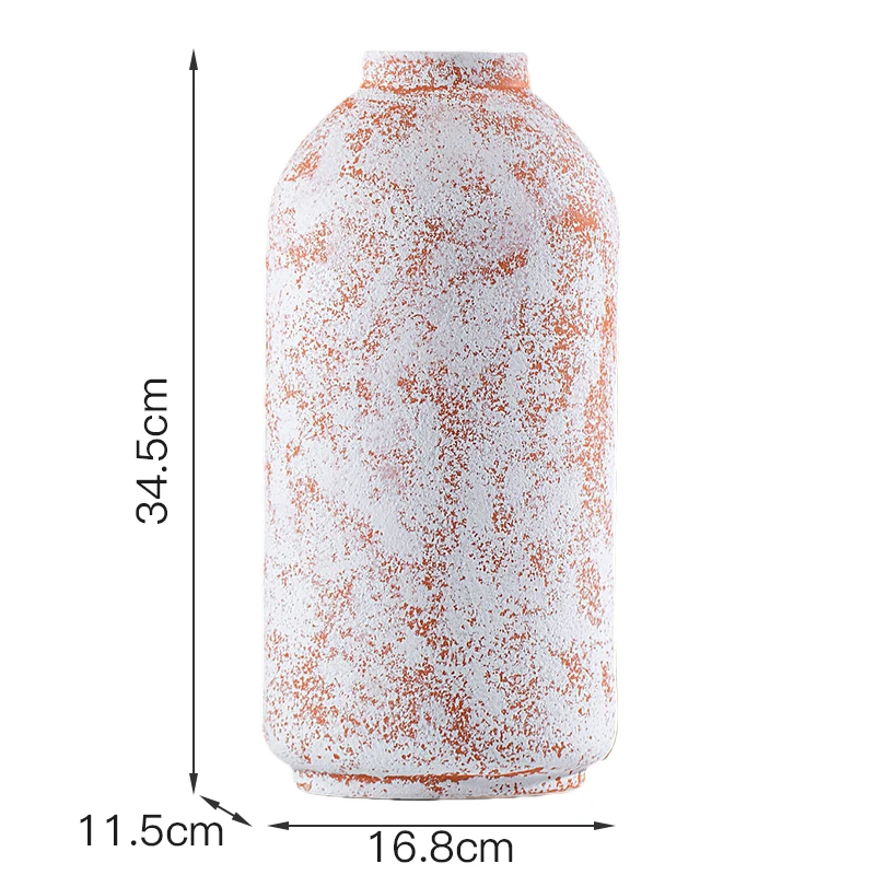 2024 Modern Minimalist Rustic Ceramic Flower Vase Art Deco Design Tabletop Decorative Ceramic Vase Interior Congratulations