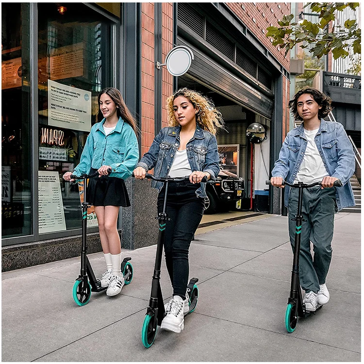 The new aluminum alloy kick scooter is suitable for adults and teenagers stunt scooter kids drift scooter