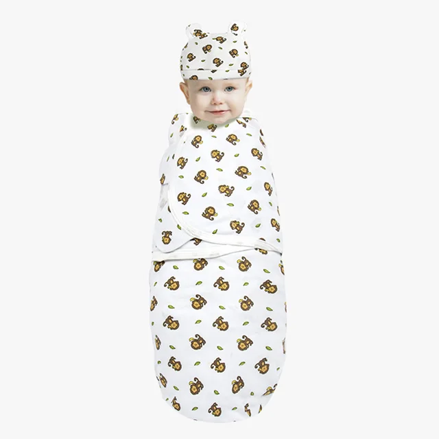 baby wrap swaddle blanket Adjustable Infant baby Wrap blanket for new baby Newborn