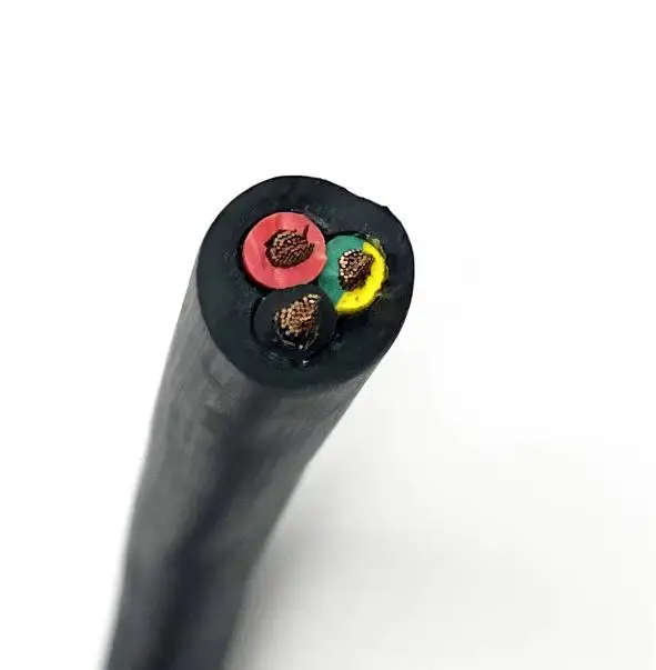 Flexible horn7f h07m-f rubber 2 3 4 core sheath power cable