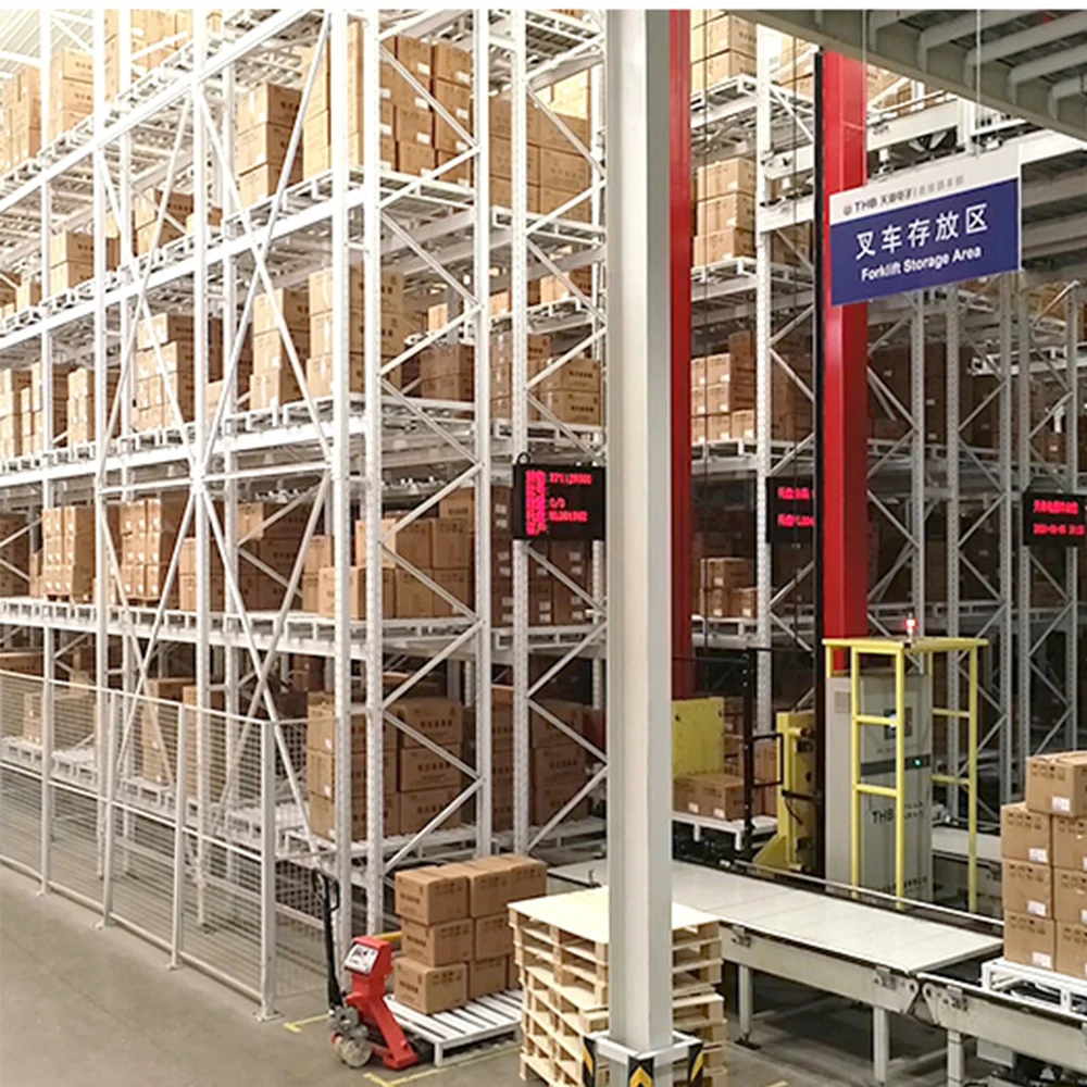 Automatic Shelving Units Racks Metal Stacking Warehouse Racking Stacker Crane Automatic Racks Automated Storage ASRS System