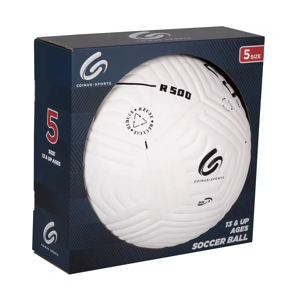 Custom Logo Football Official Size 5 Pu Balls Soccer Football Match Training Soccer Ball Pu