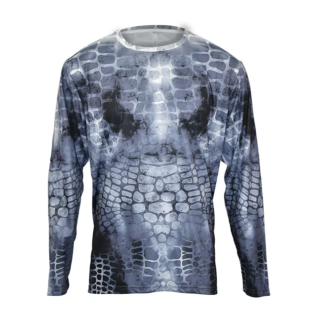 Wholesale Sublimation Printing Custom Long Sleeve Fishing Shirts