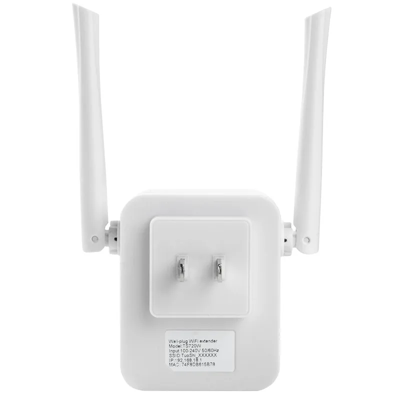 TUOSHI Wireless Signal wifi Range Extender with US Plug Wire RJ45 LAN 2.4G wifi Repeater 300mbps
