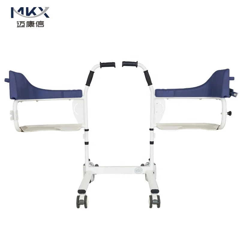 
Multifunctional Lift with Toilet seat Cushion Nursing Chair Bath Patient Elderly Transfer Wheelchair for Home Hospital Care 