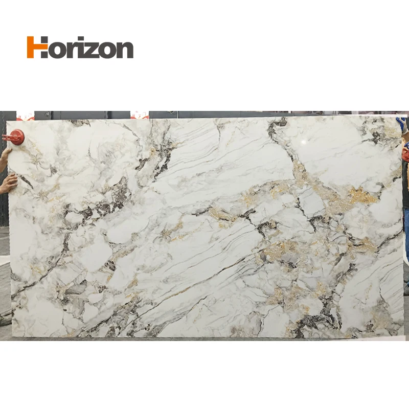 Horizon Table Top Sintered Stone for Tv Wall Background  and Dinning Table Sintered Stone