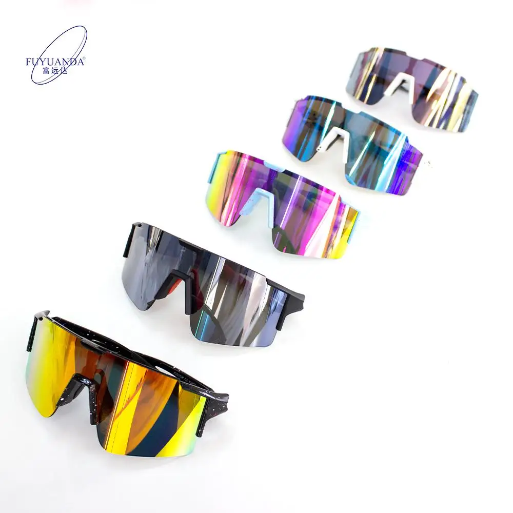 FUYUANDA Sun glasses  sports custom logo men outdoor shade cycling bike tr90 polarized uv400 sunglasses