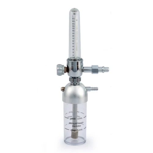 Алюминиевый расходомер кислорода 15LPM DIN с бутылкой увлажнителя