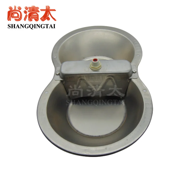 big 8-shaped drinking basin with controller automatic pig nipple water drinker animal farm equipment drinking nipple pigs