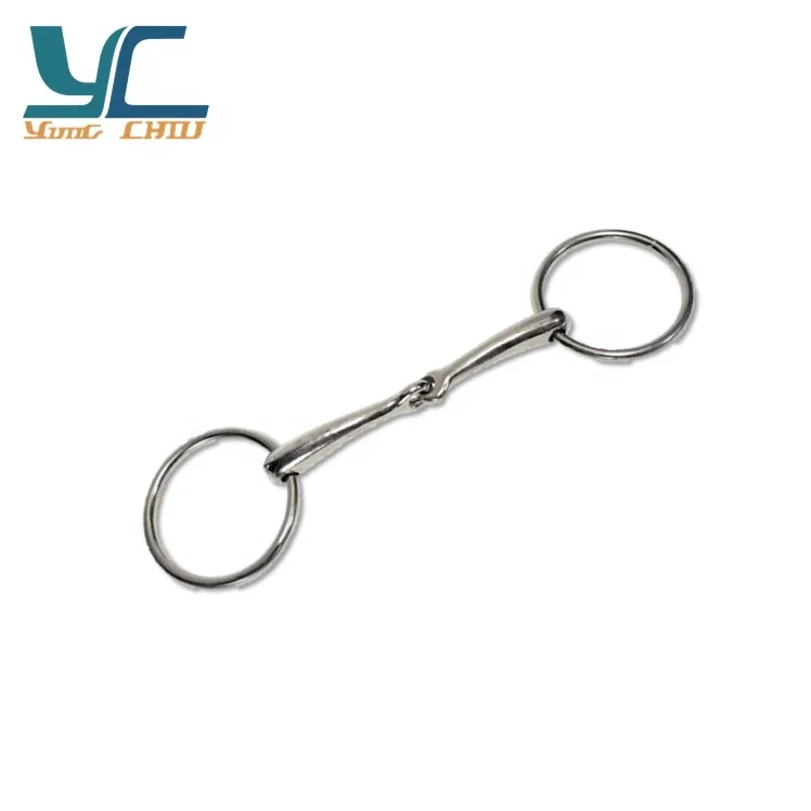 ring sterling sweet iron horse snaffle bit