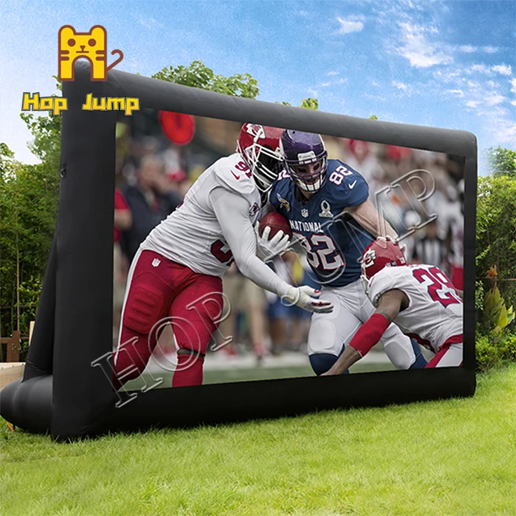 8ft 14ft 16ft 20ft 25ft Hot sale movie screen outdoor inflatable TV projector screen advertising inflatable projector screen