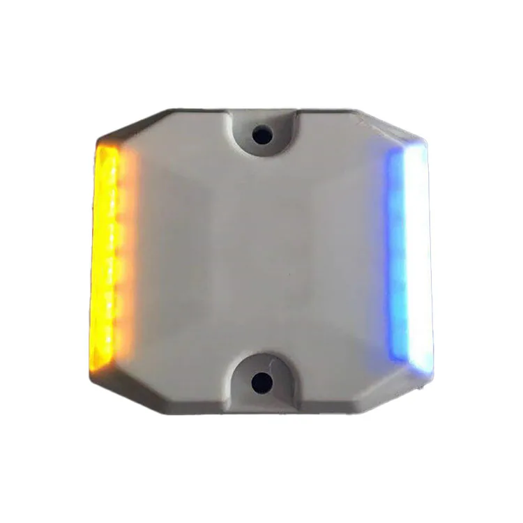 24V LED Active Road Stud Light Waterproof IP68 Tunnel Outline Sign Light Tunnel Induction LED Raised Road Sign