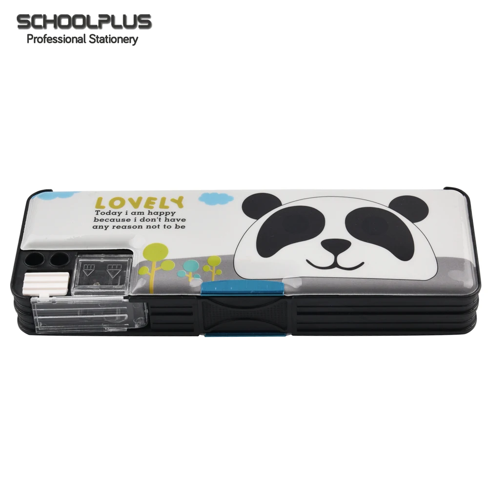 Wholesale Cheap novelty school cute pencil case with sharpener for kids