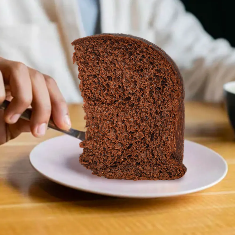 Deluxe Cocoa Sponge Cake - Low-Carb, High-Protein, Rich in Fiber - Indulge in Unique Intense Flavor for a Healthy Treat